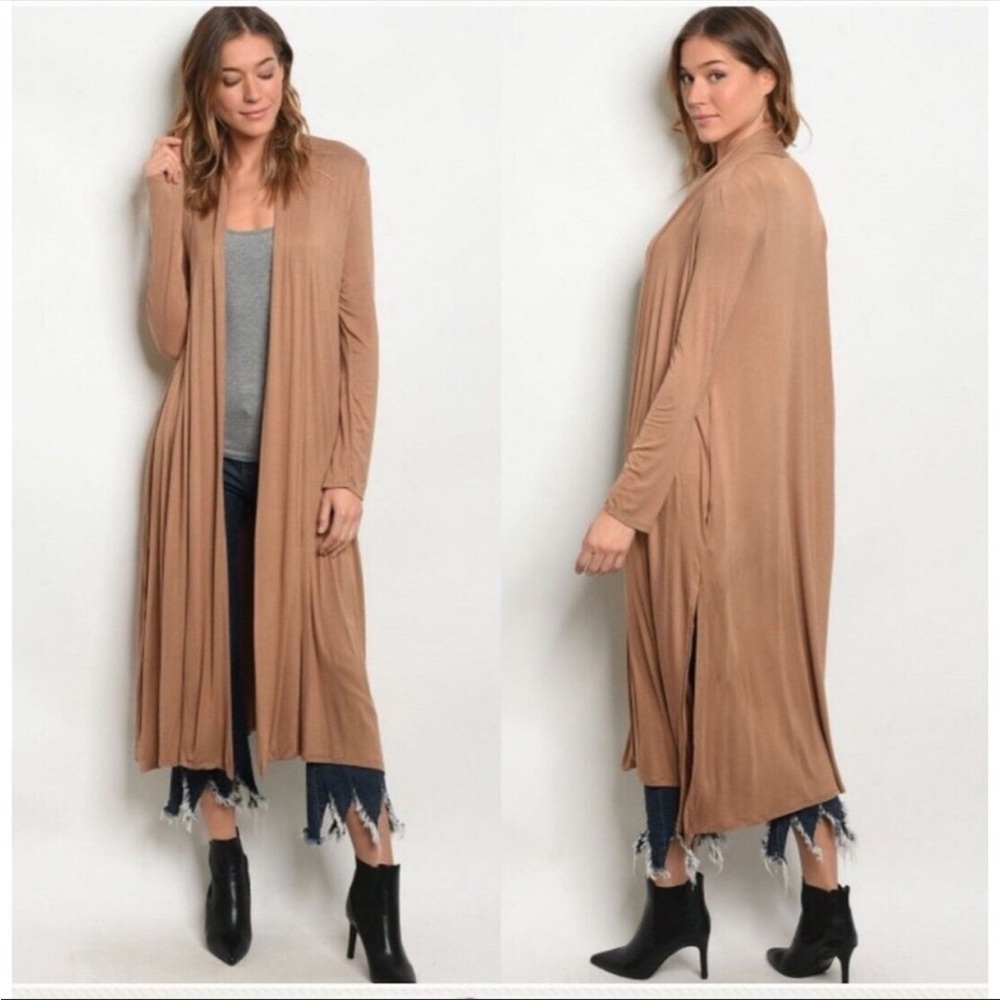 Love in tan duster size small